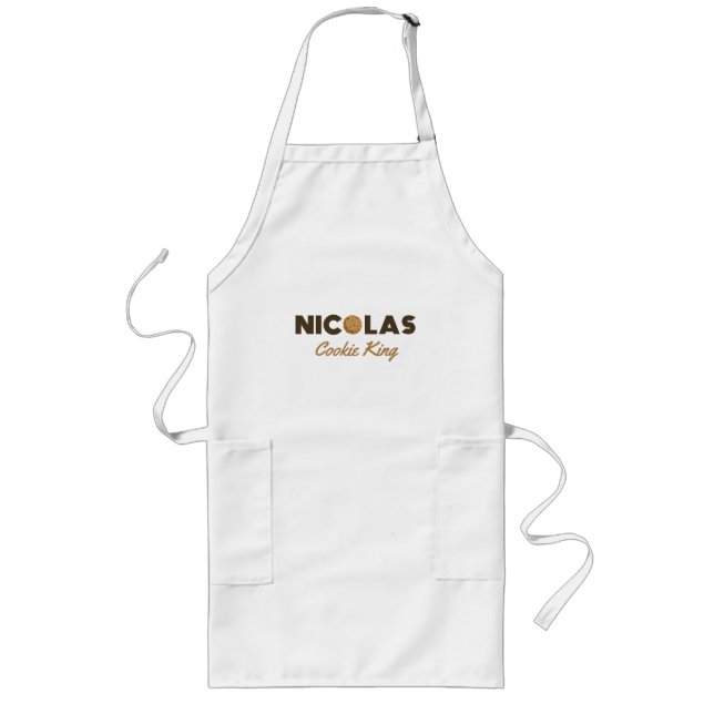 Nicolas cookie Kung long apron Långt Förkläde (Framsidan)