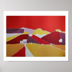 nicolas de staël - Agrigente - Lyrisk Abstraktion Poster