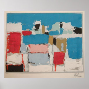 nicolas de staël - Méditerranée 01 - marina Av Nic Poster