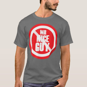 Nicolas Guy Red Traffic Sign Funny Minimal Coola m T Shirt