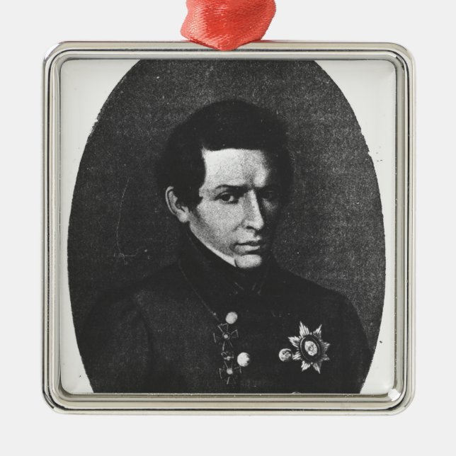 Nicolas Lobatchevsky Julgransprydnad Metall (Framsidan)