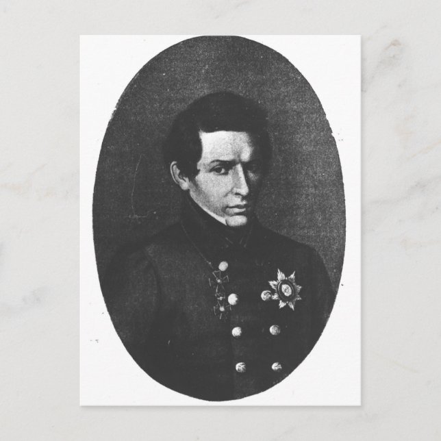 Nicolas Lobatchevsky Vykort (Framsida)