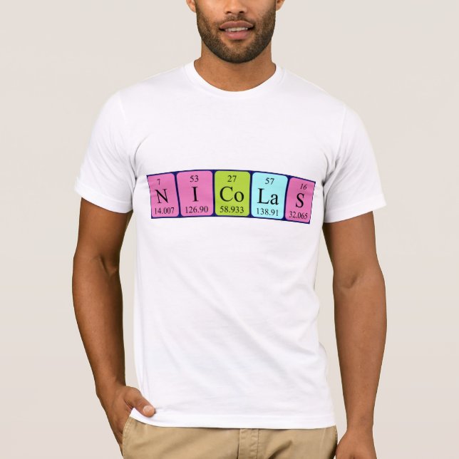 Nicolas Perioas bord namn-skjorta Tee Shirt (Framsida)