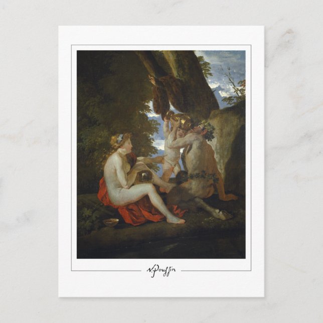 Nicolas Poussin #112 - vykort för konst (Framsida)