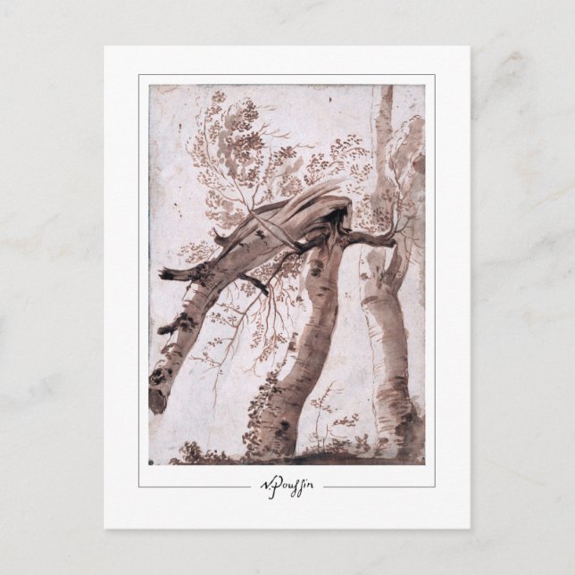 Nicolas Poussin #134 - vykort för konst (Framsida)