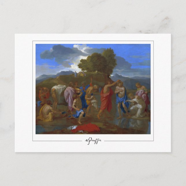 Nicolas Poussin #18 - Finkonst Postkort Vykort (Framsida)