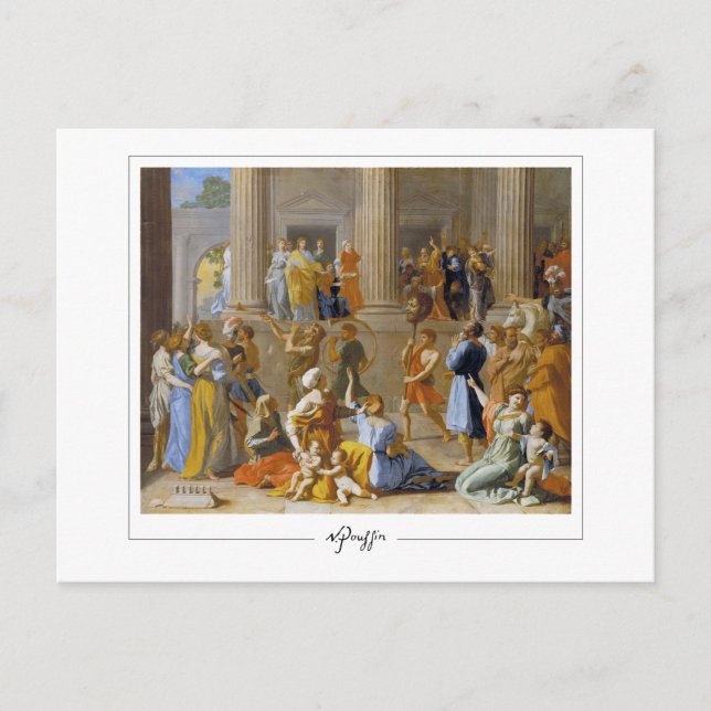 Nicolas Poussin #201 - Finkonst Postkort Vykort (Framsida)