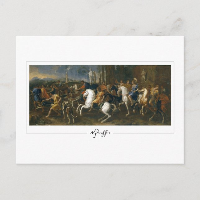 Nicolas Poussin #202 - Finkonst Postkort Vykort (Framsida)