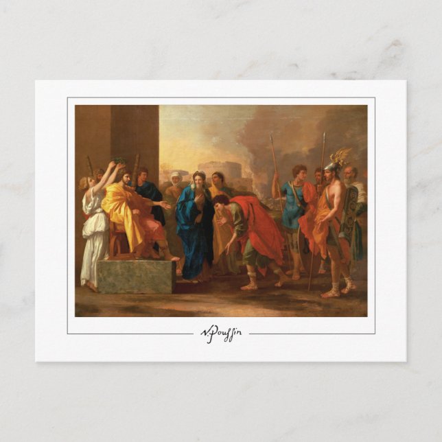 Nicolas Poussin #210 - Finkonst Postkort Vykort (Framsida)