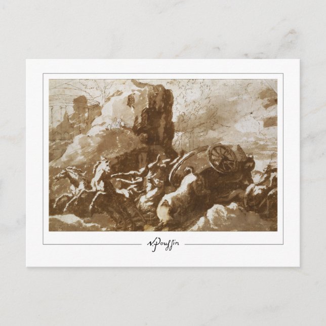 Nicolas Poussin #222 - Finkonst Postkort Vykort (Framsida)