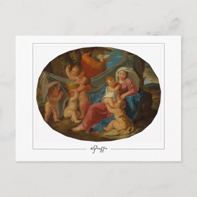 Nicolas Poussin #223 - Finkonst Postkort Vykort (Framsida)
