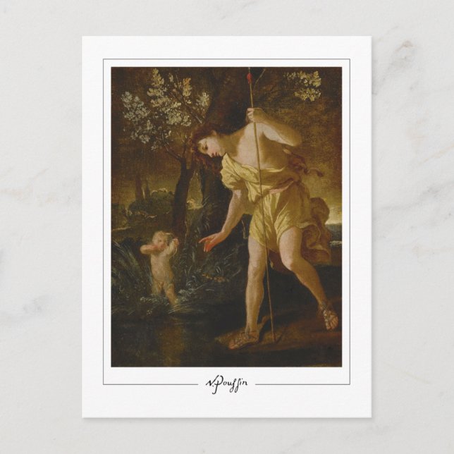 Nicolas Poussin #228 - Finkonstpostkort Vykort (Framsida)