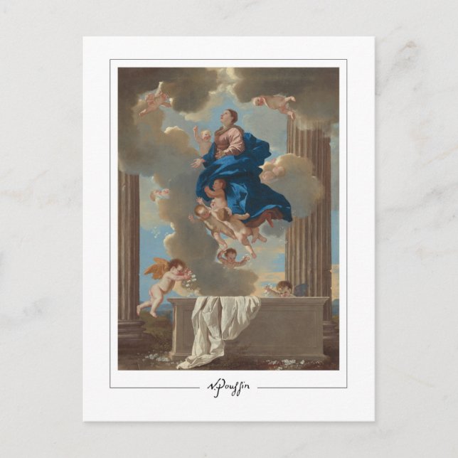 Nicolas Poussin #231 - Finkonst Postkort Vykort (Framsida)