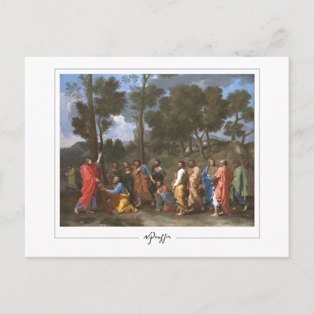 Nicolas Poussin #238 - Finkonst Postkort Vykort (Framsida)