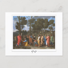 Nicolas Poussin #238 - vykort för konst