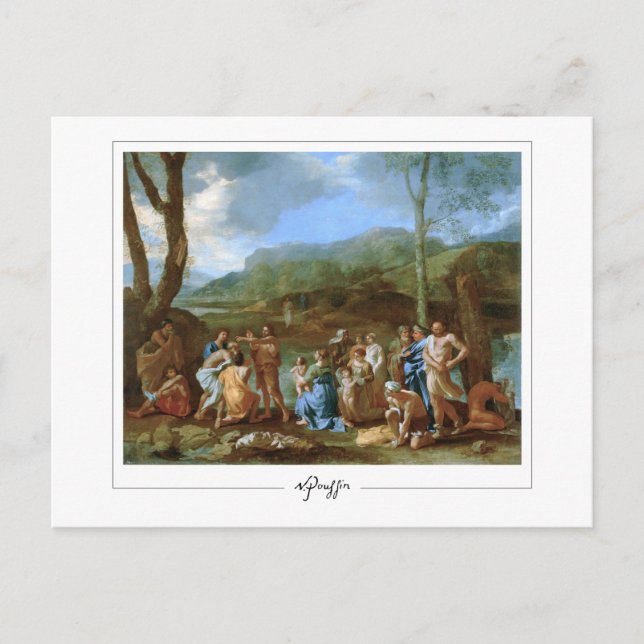 Nicolas Poussin #239 - Finkonst Postkort Vykort (Framsida)