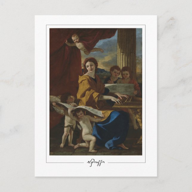 Nicolas Poussin #246 - Finkonst Postkort Vykort (Framsida)