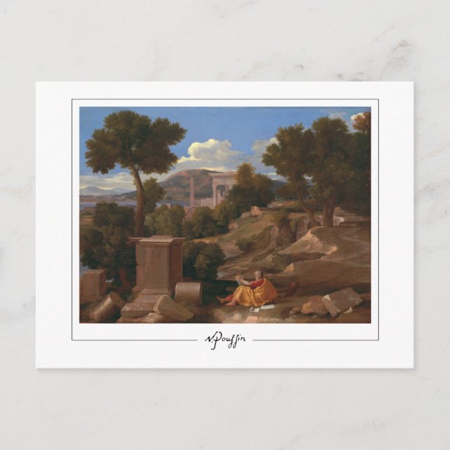 Nicolas Poussin #250 - Finkonst Postkort Vykort (Framsida)