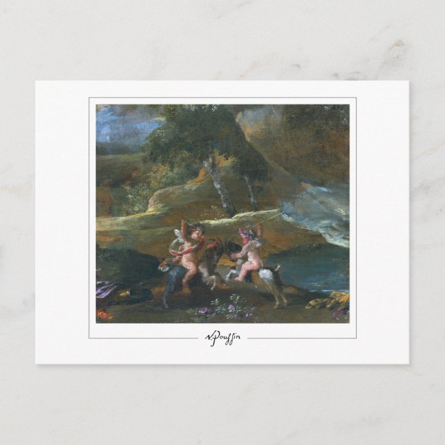 Nicolas Poussin #274 - Finkonst Postkort Vykort (Framsida)