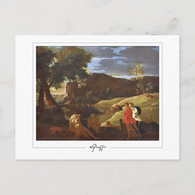 Nicolas Poussin #281 - vykort för konst (Framsida)