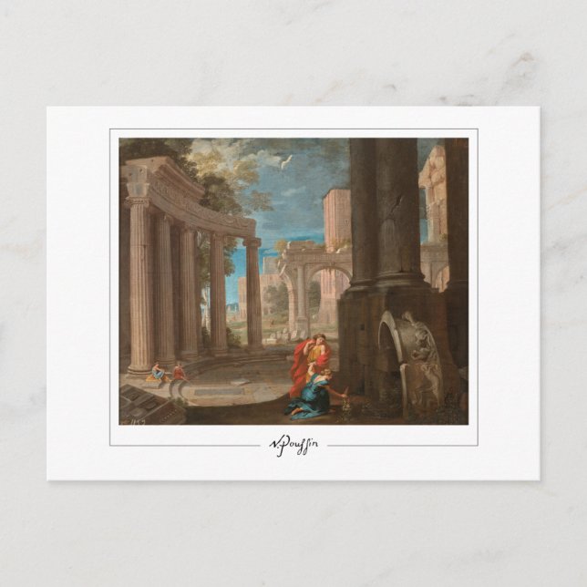 Nicolas Poussin #285 - Finkonst Postkort Vykort (Framsida)