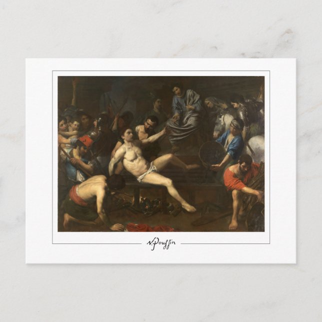 Nicolas Poussin #288 - Finkonstpostkort Vykort (Framsida)