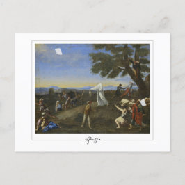 Nicolas Poussin #295 - vykort för konst