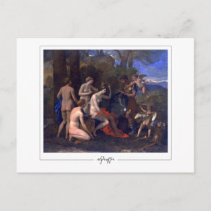 Nicolas Poussin #4 - vykort för konst