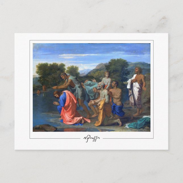 Nicolas Poussin #99 - Finkonstpostkort Vykort (Framsida)