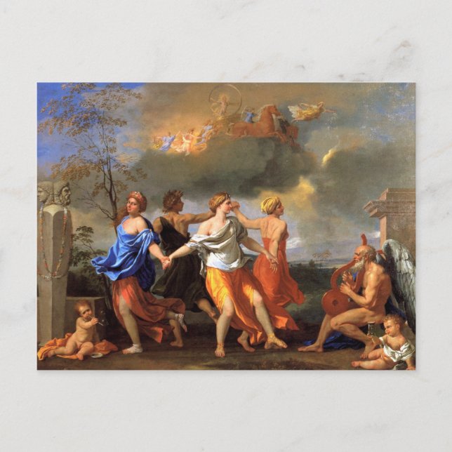 Nicolas Poussin Art Vykort (Framsida)