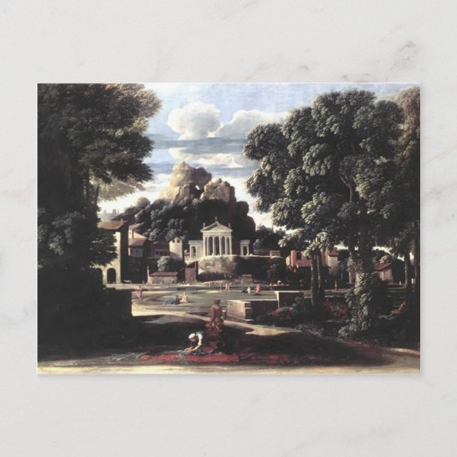 Nicolas Poussin- Ashes of Phocion insamlad Vykort (Framsida)