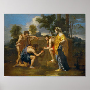 Nicolas Poussin - Et i Arcadiaego Poster