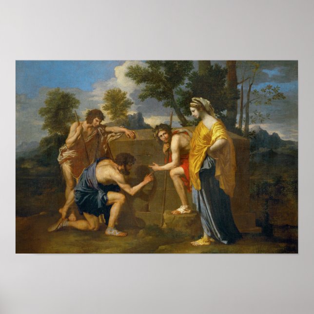 Nicolas Poussin - Et in Arcadia ego Poster (Framsidan)