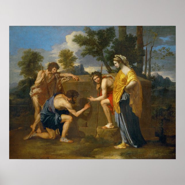 Nicolas Poussin - Et in Arcadia ego Poster (Framsidan)