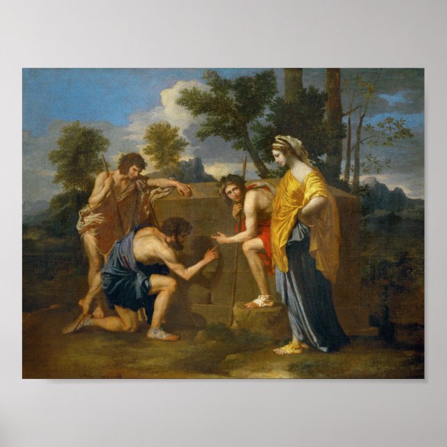 Nicolas Poussin - Et in Arcadia ego Poster (Framsidan)