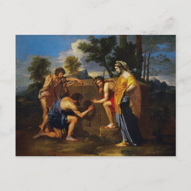 Nicolas Poussin konst Vykort (Framsida)