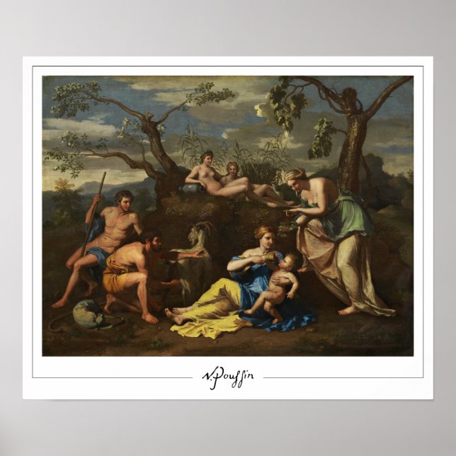 Nicolas Poussin Zedign Art Affisch #294 (Framsidan)