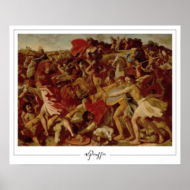 Nicolas Poussin Zedign Art Poster #122 (Framsidan)