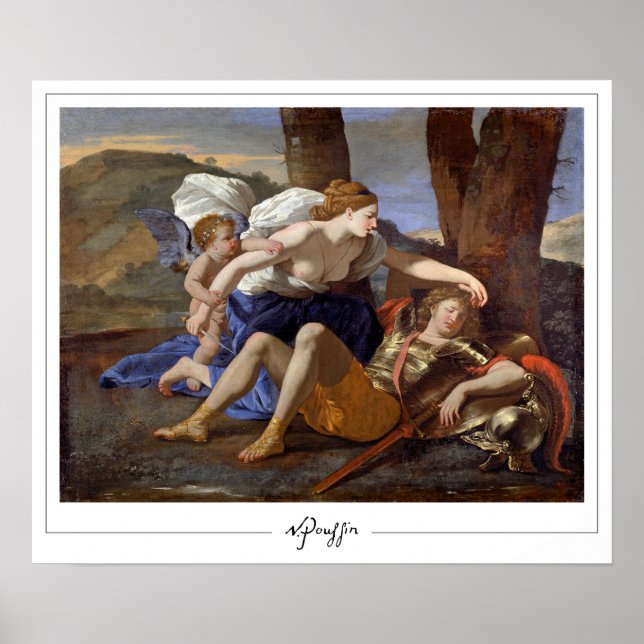 Nicolas Poussin Zedign Art Poster #2 (Framsidan)