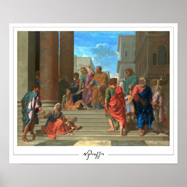 Nicolas Poussin Zedign Art Poster #50 (Framsidan)