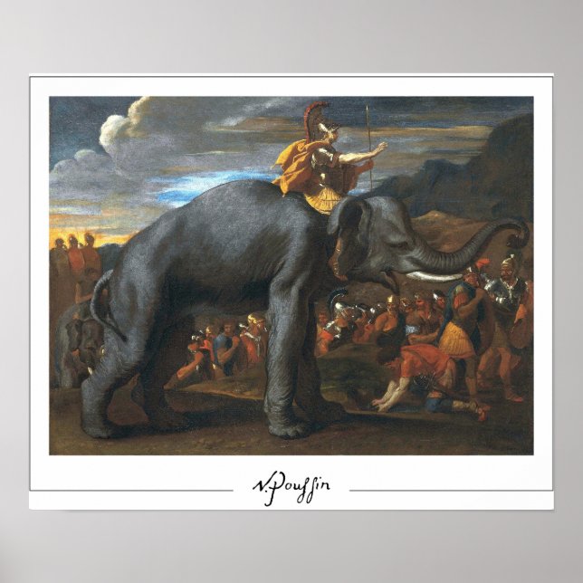 Nicolas Poussin Zedign Art Poster #54 (Framsidan)