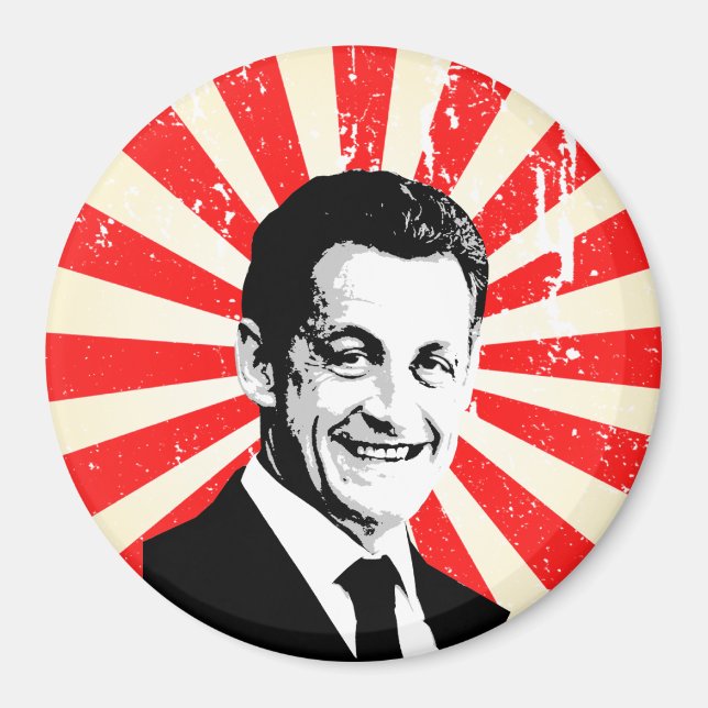 Nicolas Sarkozy Magnet (Framsidan)