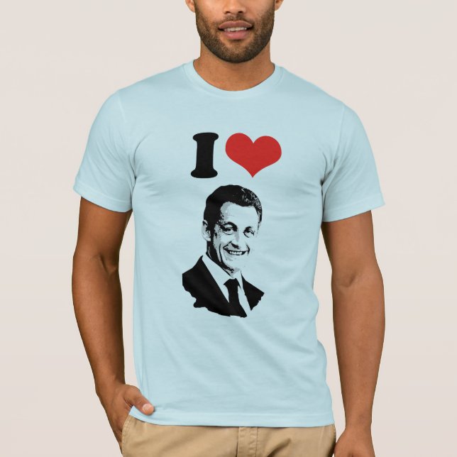 Nicolas Sarkozy T-shirt (Framsida)