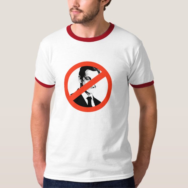 Nicolas Sarkozy T Shirt (Framsida)