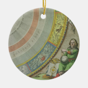 Nicolaus Copernicus (1473-1543), specificerar frå Julgransprydnad Keramik