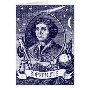 Nicolaus Copernicus Hälsningskort