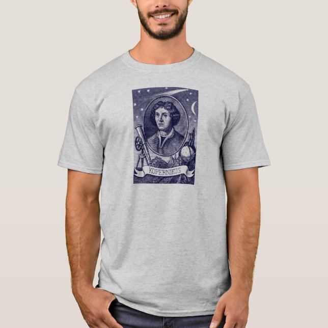 Nicolaus Copernicus T-shirt (Framsida)