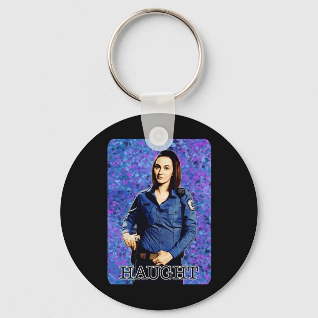 Nicole Haught We Sticker Nyckelring (Framsida)