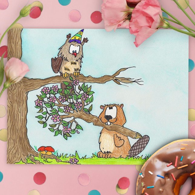 Nicole Janes BLOWERS FOR BIRTHDAY-vykort Vykort (Skapare uppladdad)