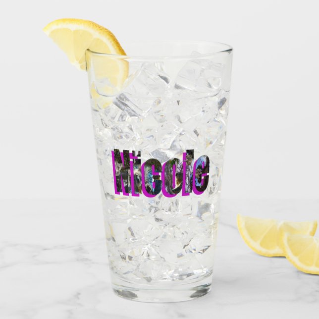 "Nicole" Namn Gjort Med Koalor, Glaskopp (Framsida Ice)